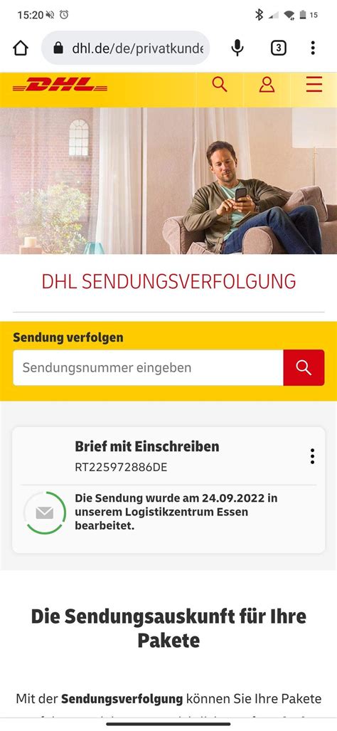 deutsche post sendung.